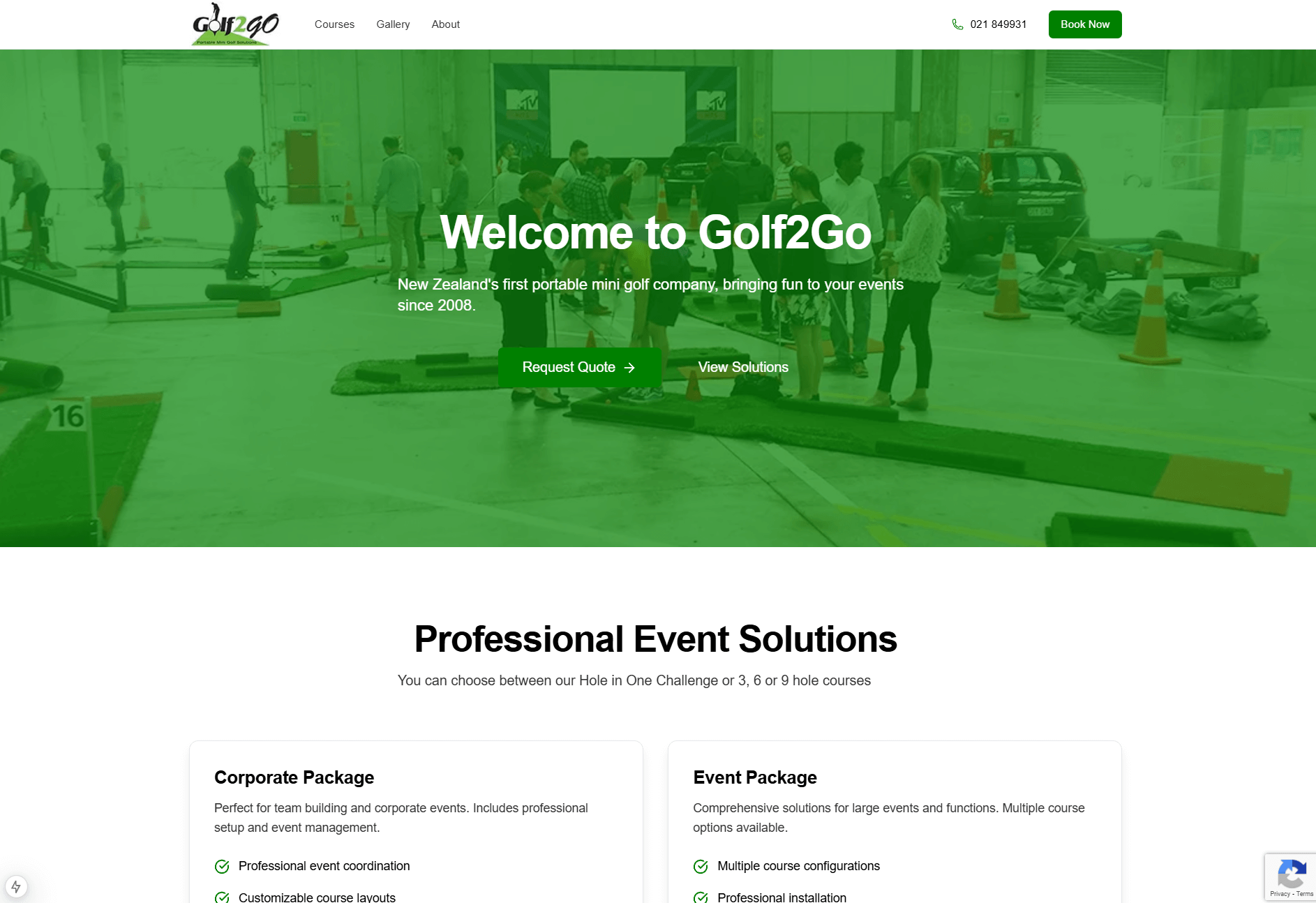 Golf2Go Hero